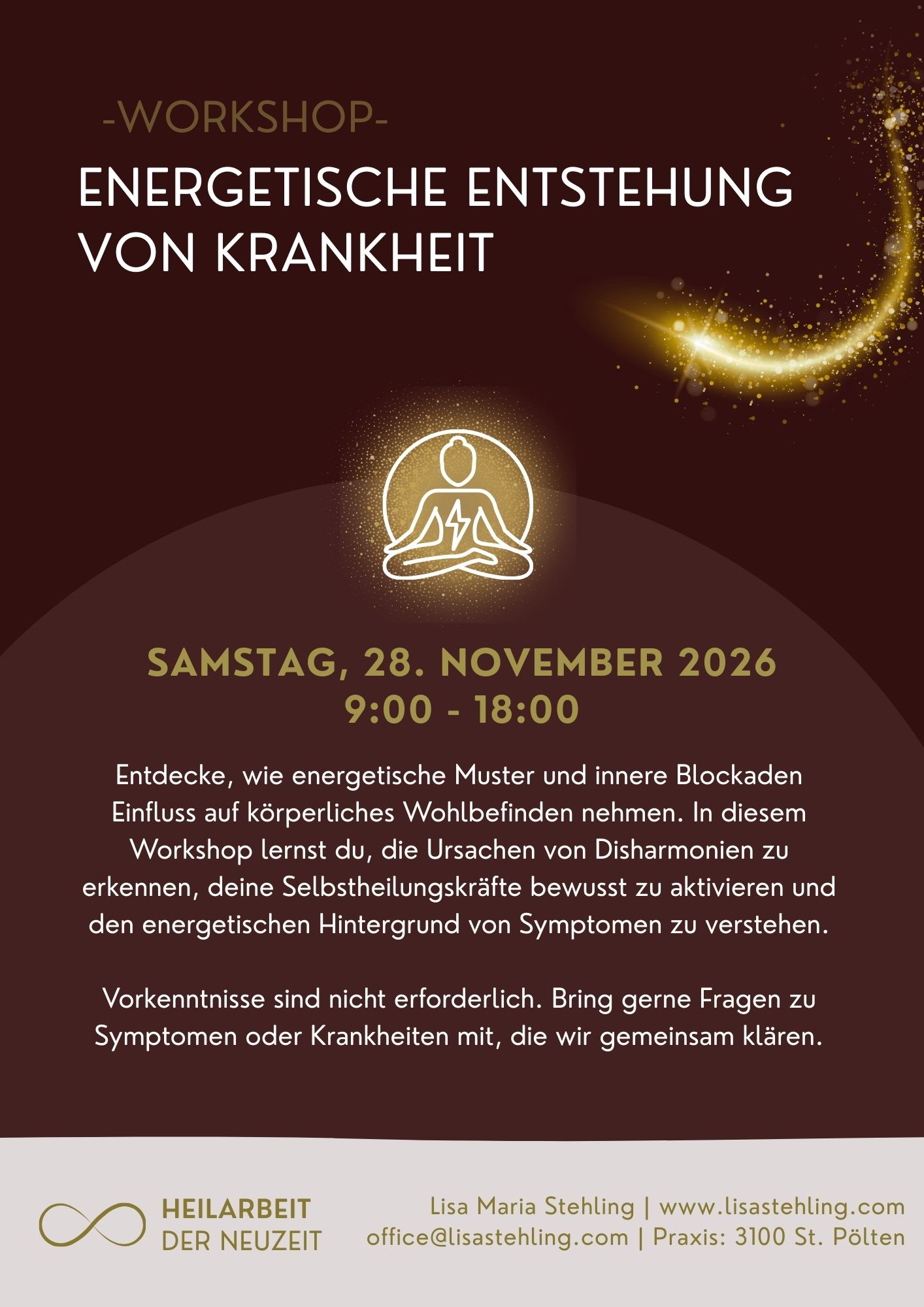 Energetische Entstehung von Krankheit